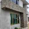 Grey marble stacked stone